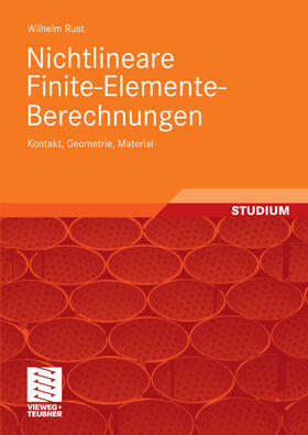Rust |  Nichtlineare Finite-Elemente-Berechnungen | eBook | Sack Fachmedien