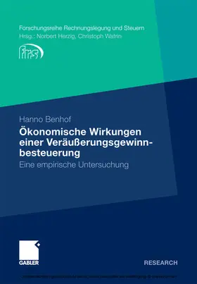 Benhof |  Ökonomische Wirkungen einer Veräußerungsgewinnbesteuerung | eBook | Sack Fachmedien