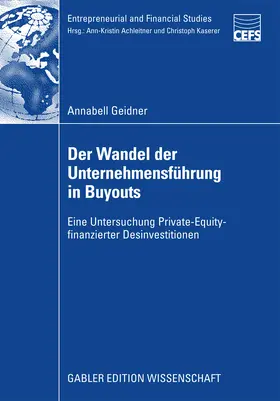 Geidner |  Der Wandel der Unternehmensführung in Buyouts | eBook | Sack Fachmedien