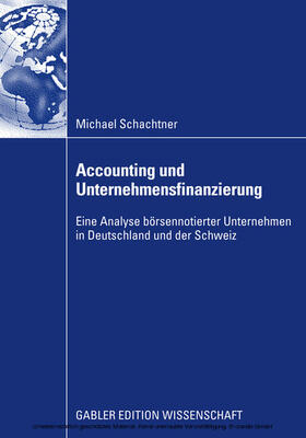 Schachtner |  Accounting und Unternehmensfinanzierung | eBook | Sack Fachmedien