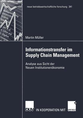 Müller |  Müller, M: Informationstransfer im Supply Chain Management | Buch |  Sack Fachmedien