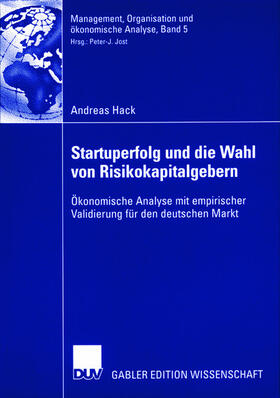 Hack |  Startuperfolg und die Wahl von Risikokapitalgebern | Buch |  Sack Fachmedien