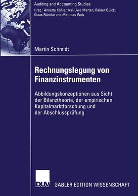 Schmidt |  Rechnungslegung von Finanzinstrumenten | Buch |  Sack Fachmedien