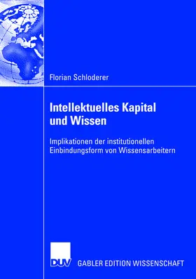 Schloderer |  Intellektuelles Kapital und Wissen | Buch |  Sack Fachmedien