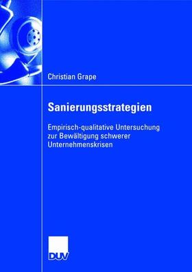 Grape |  Sanierungsstrategien | Buch |  Sack Fachmedien