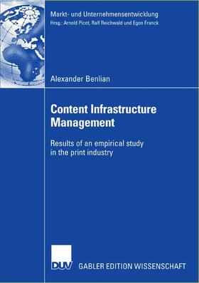 Benlian |  Content Infrastructure Management | Buch |  Sack Fachmedien
