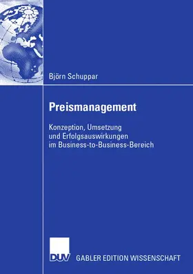 Schuppar |  Preismanagement | Buch |  Sack Fachmedien