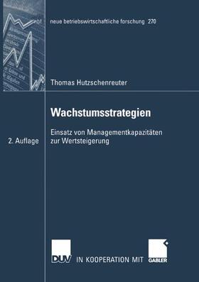 Hutzschenreuter |  Wachstumsstrategien | Buch |  Sack Fachmedien