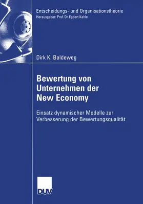 Baldeweg |  Bewertung von Unternehmen der New Economy | Buch |  Sack Fachmedien