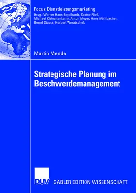 Mende |  Strategische Planung im Beschwerdemanagement | Buch |  Sack Fachmedien