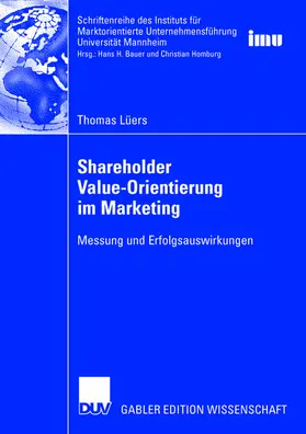 Lüers |  Shareholder Value-Orientierung im Marketing | Buch |  Sack Fachmedien