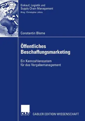 Blome |  Öffentliches Beschaffungsmarketing | Buch |  Sack Fachmedien