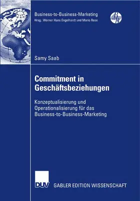 Saab |  Commitment in Geschäftsbeziehungen | Buch |  Sack Fachmedien