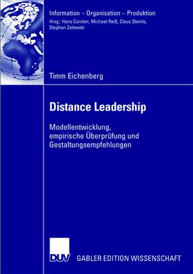 Eichenberg |  Eichenberg, T: Distance Leadership | Buch |  Sack Fachmedien