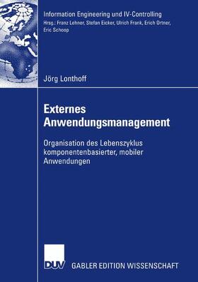 Lonthoff |  Externes Anwendungsmanagement | Buch |  Sack Fachmedien