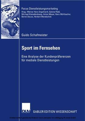 Schafmeister |  Sport im Fernsehen | eBook | Sack Fachmedien