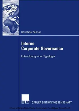 Zöllner |  Interne Corporate Governance | eBook | Sack Fachmedien