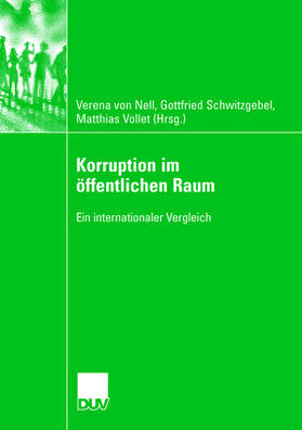 Nell / Vollet / Schwitzgebel |  Korruption im öffentlichen Raum | Buch |  Sack Fachmedien