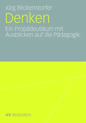 Blickenstorfer |  Denken. | Buch |  Sack Fachmedien