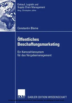 Blome |  Öffentliches Beschaffungsmarketing | eBook | Sack Fachmedien