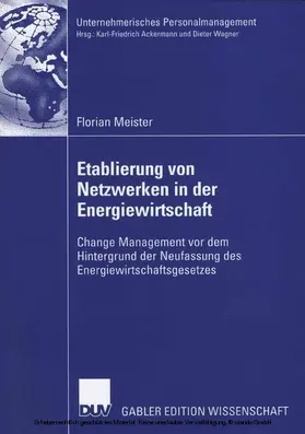 Meister |  Etablierung von Netzwerken in der Energiewirtschaft | eBook | Sack Fachmedien