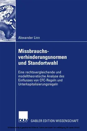 Linn |  Missbrauchsverhinderungsnormen und Standortwahl | eBook | Sack Fachmedien