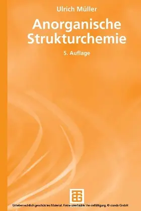 Müller |  Anorganische Strukturchemie | eBook | Sack Fachmedien