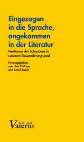 Pörksen / Busch |  Valerio 8/2008. Eingezogen in die Sprache, angekommen in der Literatur | Buch |  Sack Fachmedien