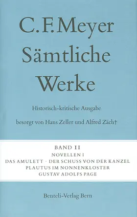 Meyer / Zäch |  Novellen I | Buch |  Sack Fachmedien