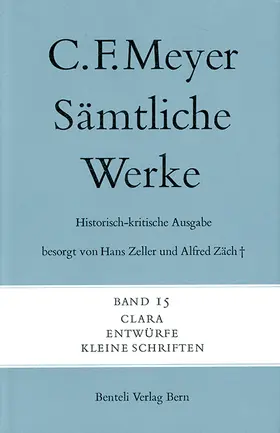 Meyer / Luck |  Clara, Entwürfe, Kleine Schriften | Buch |  Sack Fachmedien