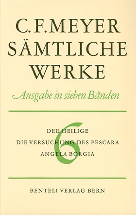 Meyer / Zäch |  Der Heilige, Die Versuchung des Pescara, Angela Borgia | Buch |  Sack Fachmedien