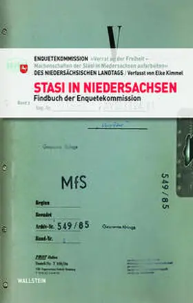 Niedersächsischer Landtag / Kimmel |  Stasi in Niedersachsen | Buch |  Sack Fachmedien