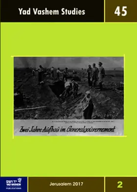 Silberklang |  Yad Vashem Studies 45.2 | Buch |  Sack Fachmedien