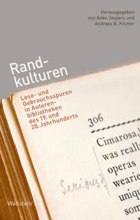 Jaspers / Kilcher |  Randkulturen | Buch |  Sack Fachmedien