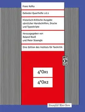 Kafka / Reuß / Staengle |  Oxforder Quarthefte 1 & 2 | Buch |  Sack Fachmedien