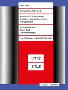 Kafka / Reuß / Staengle |  Oxforder Oktavhefte 7 & 8 | Buch |  Sack Fachmedien