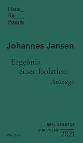 Jansen |  Ergebnis einer Isolation | Buch |  Sack Fachmedien