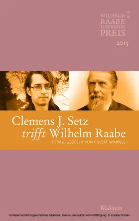 Winkels |  Clemens J. Setz trifft Wilhelm Raabe | eBook | Sack Fachmedien