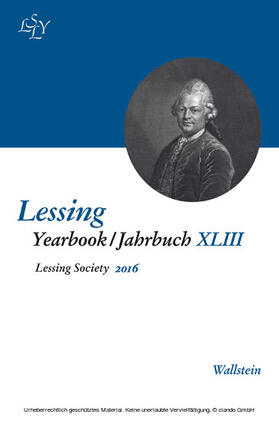 Niekerk |  Lessing Yearbook / Jahrbuch XLIII, 2016 | eBook | Sack Fachmedien