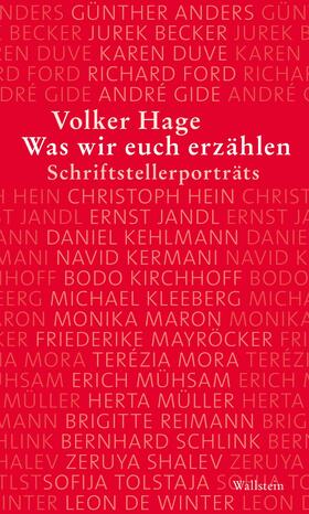 Hage |  Was wir euch erzählen | eBook | Sack Fachmedien