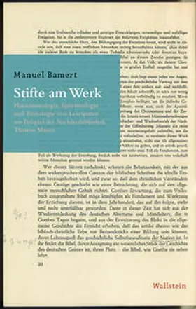 Bamert |  Stifte am Werk | Buch |  Sack Fachmedien