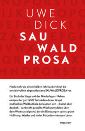 Dick |  Sauwaldprosa | Buch |  Sack Fachmedien