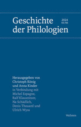 Kinder / König |  Geschichte der Philologien | Buch |  Sack Fachmedien