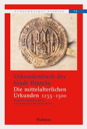 Höing |  Urkundenbuch der Stadt Rinteln | eBook | Sack Fachmedien