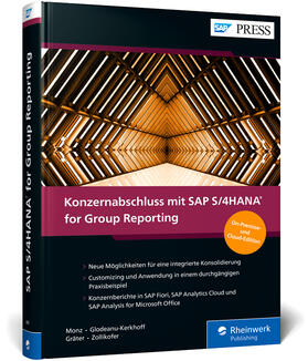Monz / Glodeanu-Kerkhoff / Gräter |  Konzernabschluss mit SAP S/4HANA for Group Reporting | Buch |  Sack Fachmedien