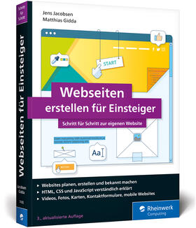 Jacobsen / Gidda |  Webseiten erstellen für Einsteiger | Buch |  Sack Fachmedien