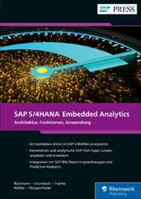 Butsmann / Crumbach / Franke |  SAP S/4HANA Embedded Analytics | eBook | Sack Fachmedien