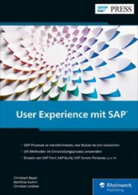 Beyer / Kumm / Lindner |  User Experience mit SAP | eBook | Sack Fachmedien