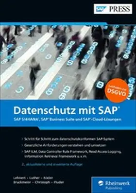 Lehnert / Luther / Röder |  Datenschutz mit SAP | eBook | Sack Fachmedien