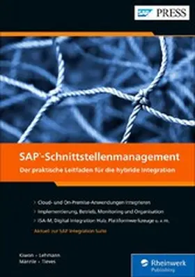 Kiwon / Lehmann / Männle |  SAP-Schnittstellenmanagement | eBook | Sack Fachmedien